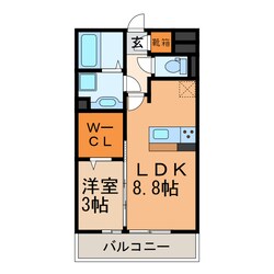 WING KASUGAIの物件間取画像